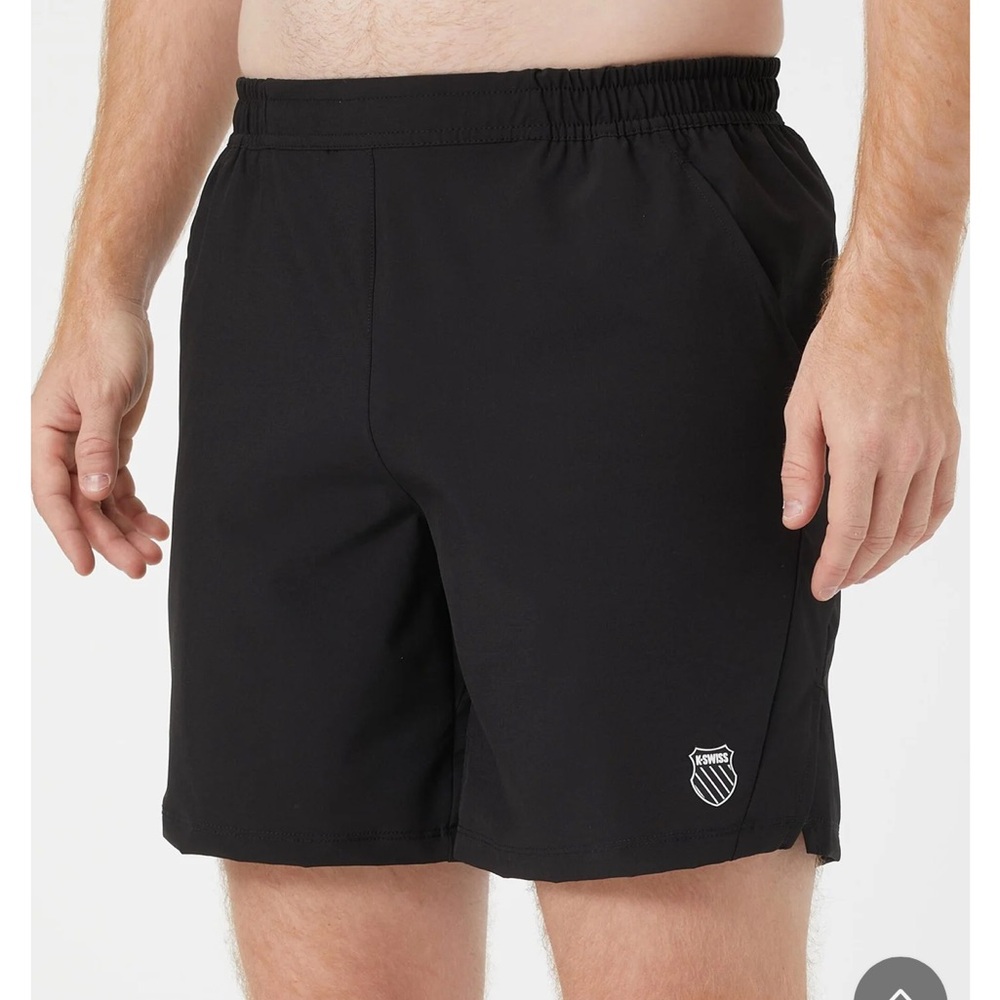 K-Swiss Black Athletic Men's Shorts